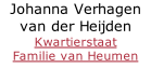 Johanna Verhagen van der Heijden Kwartierstaat Familie van Heumen